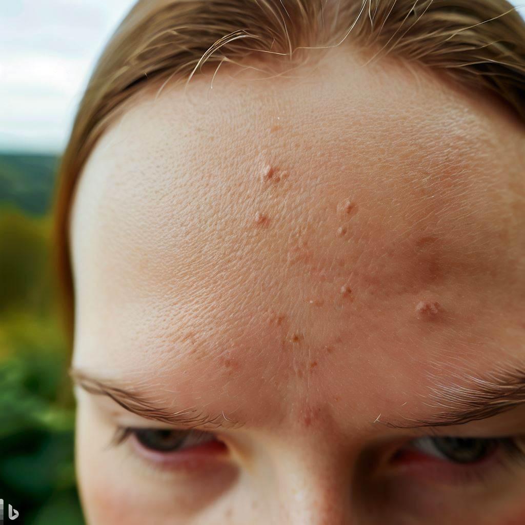 how to get rid of small pimples on forehead